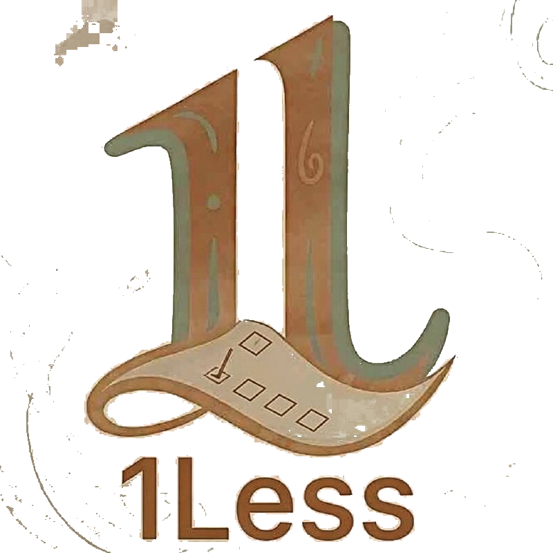 1Less logo