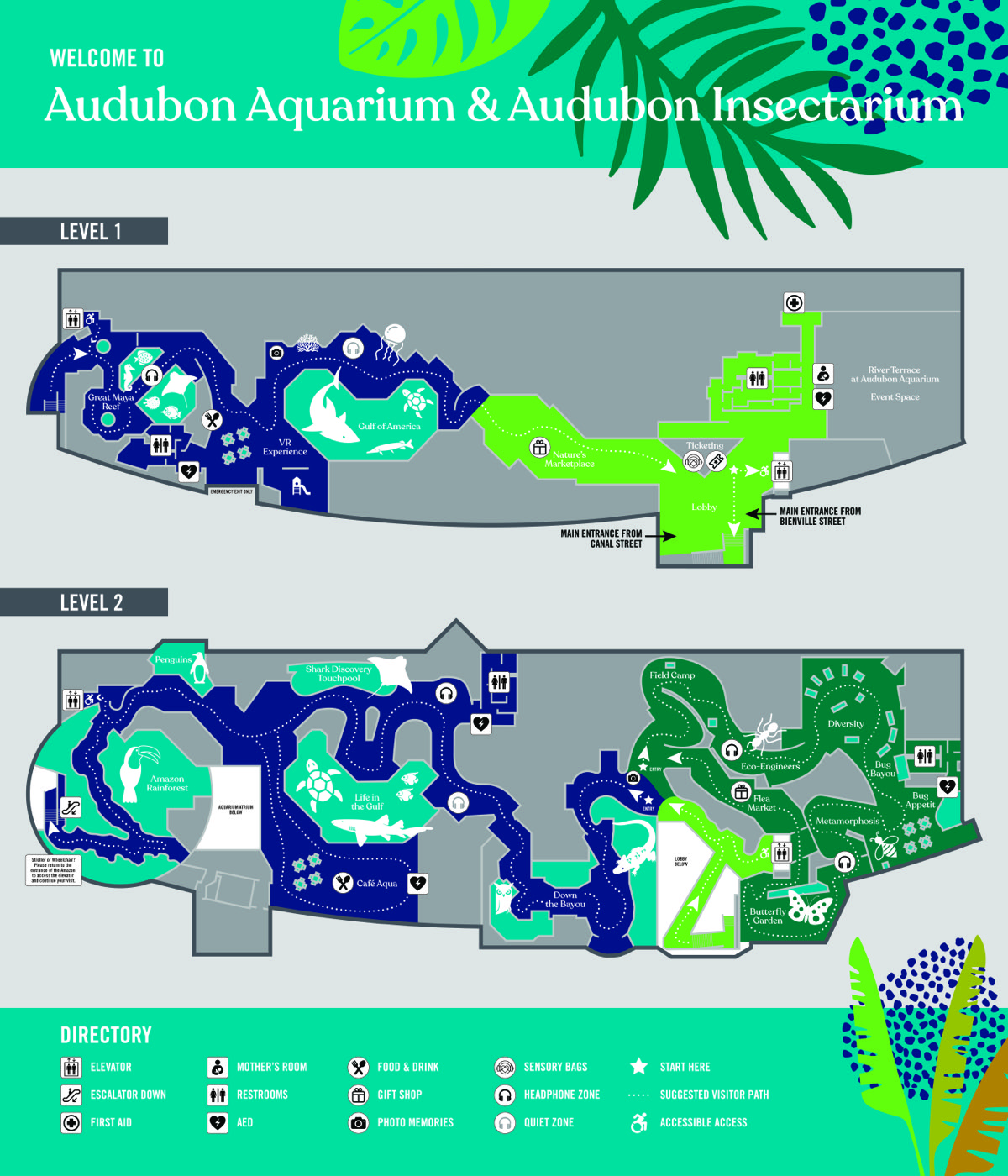 Visitor map preview