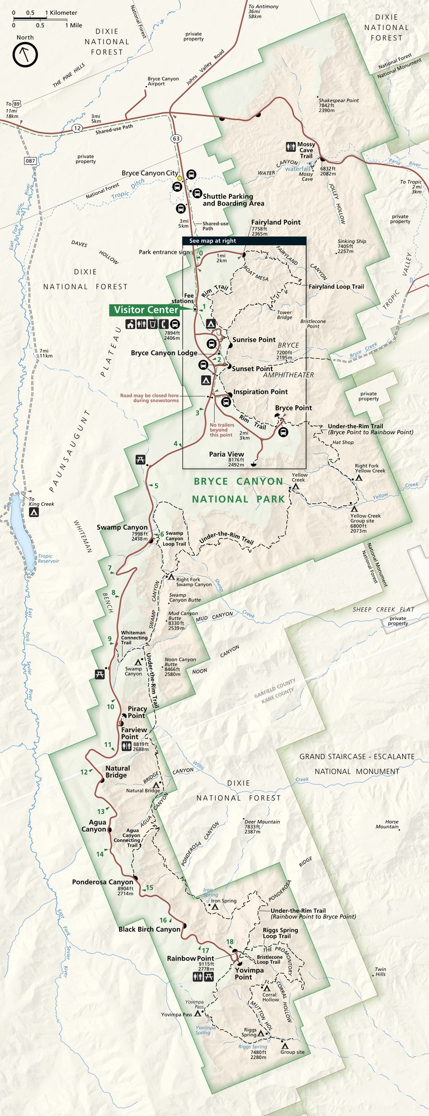 Visitor map preview
