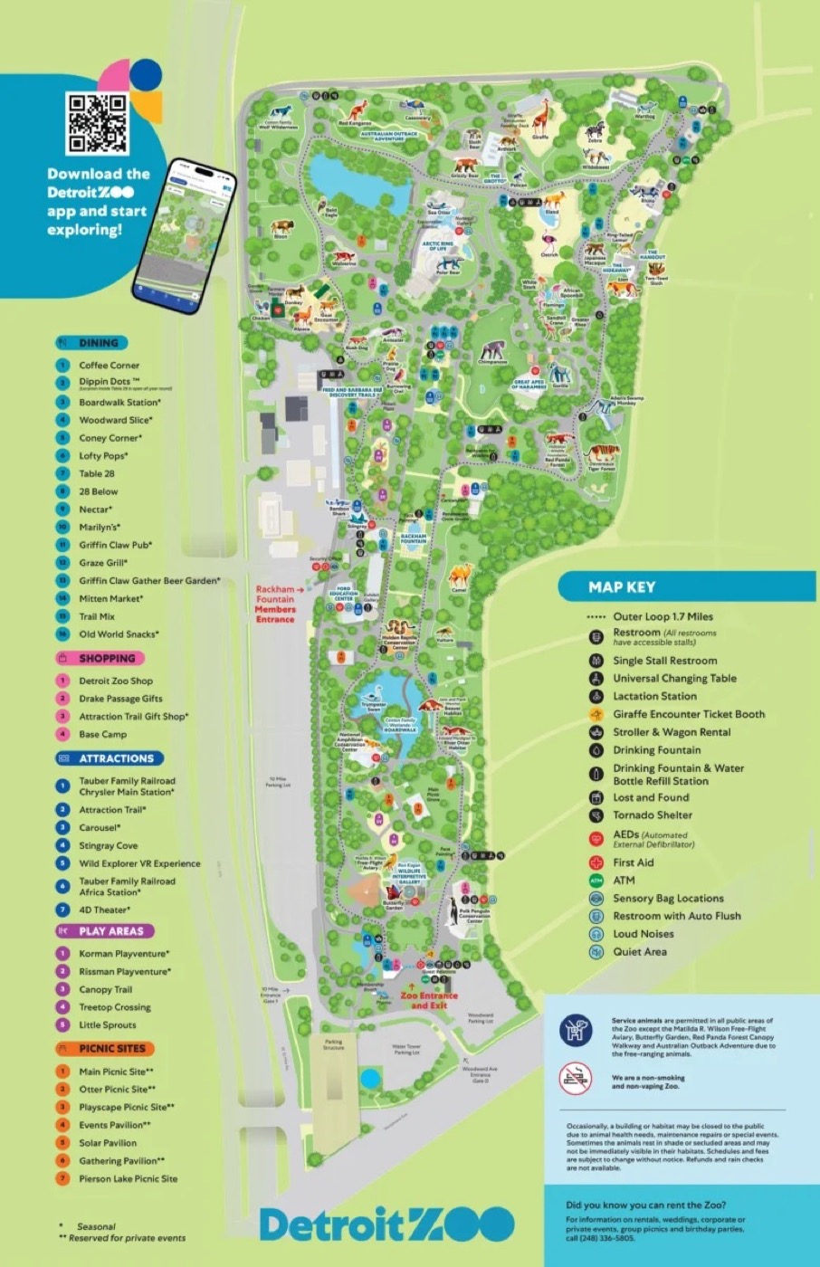 Visitor map preview