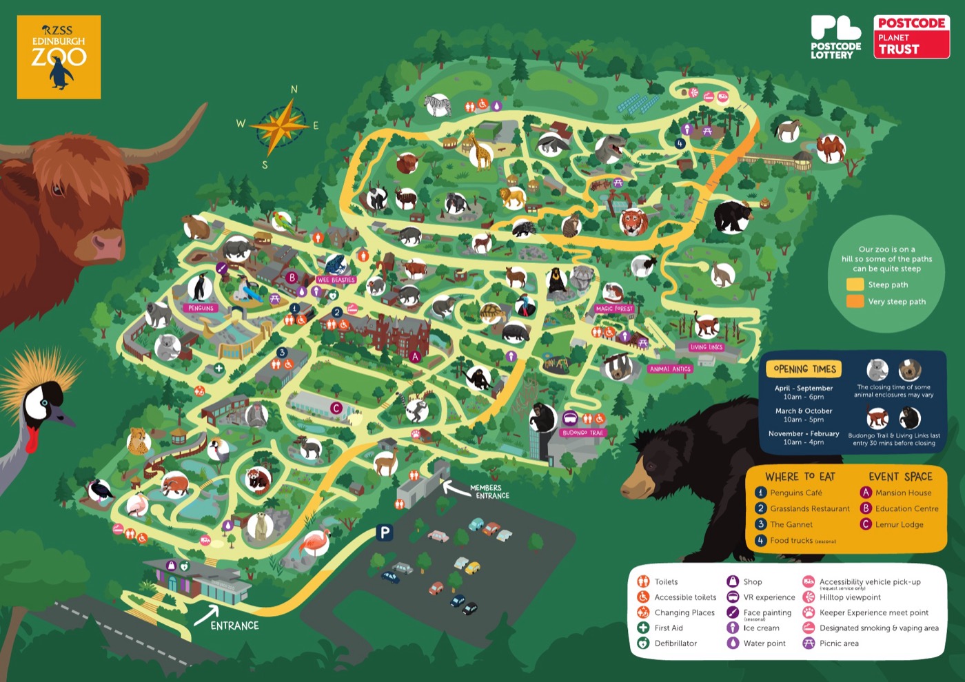 Visitor map preview