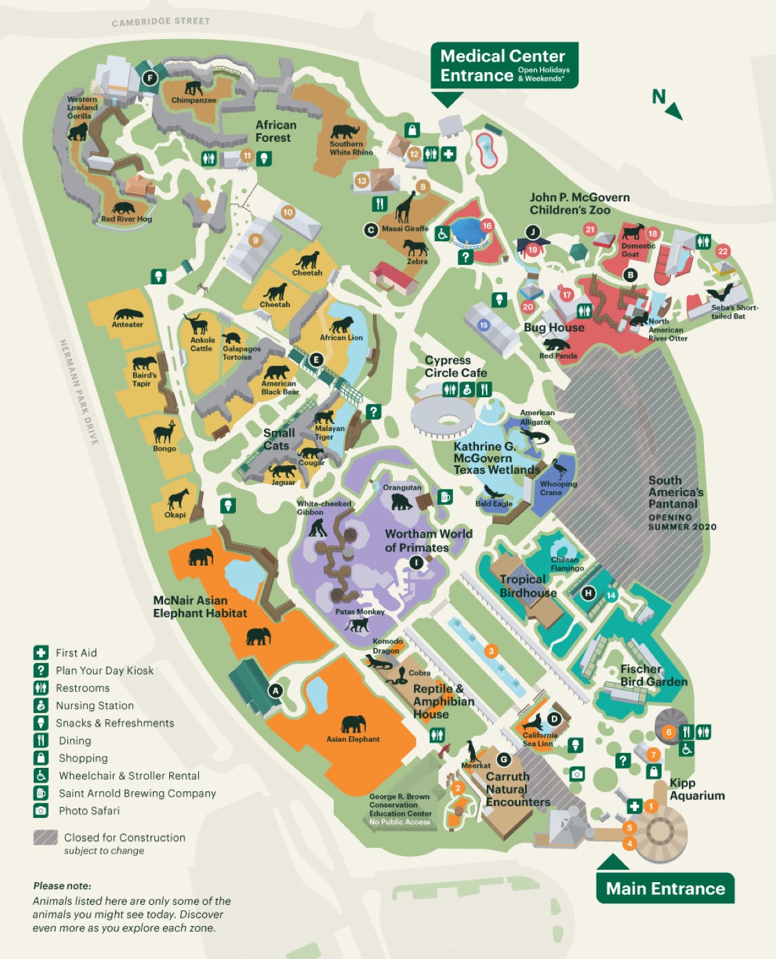 Visitor map preview