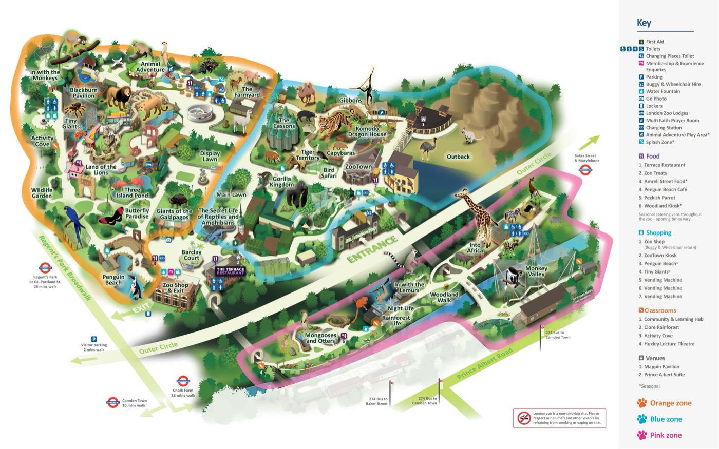 Visitor map preview