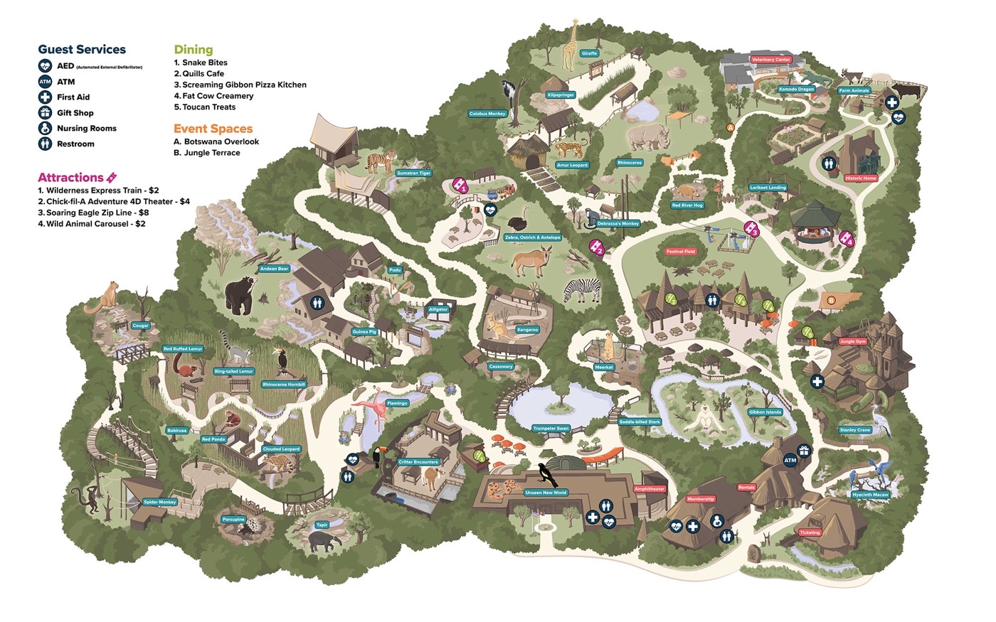 Visitor map preview