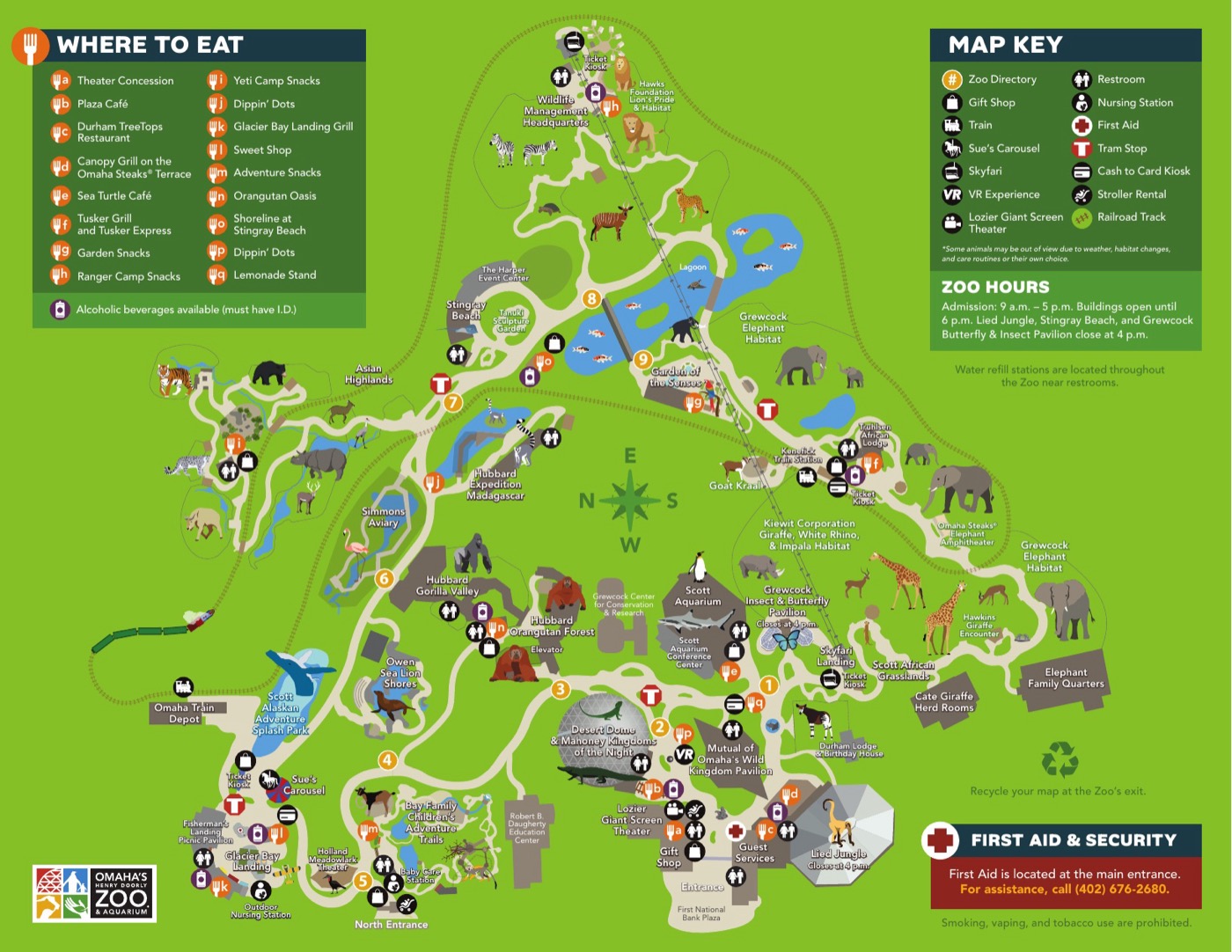 Visitor map preview