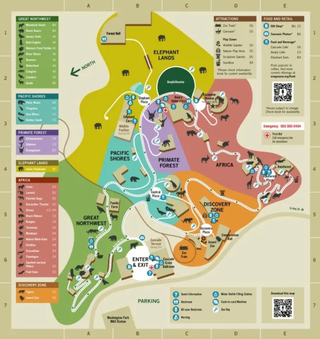Visitor map preview