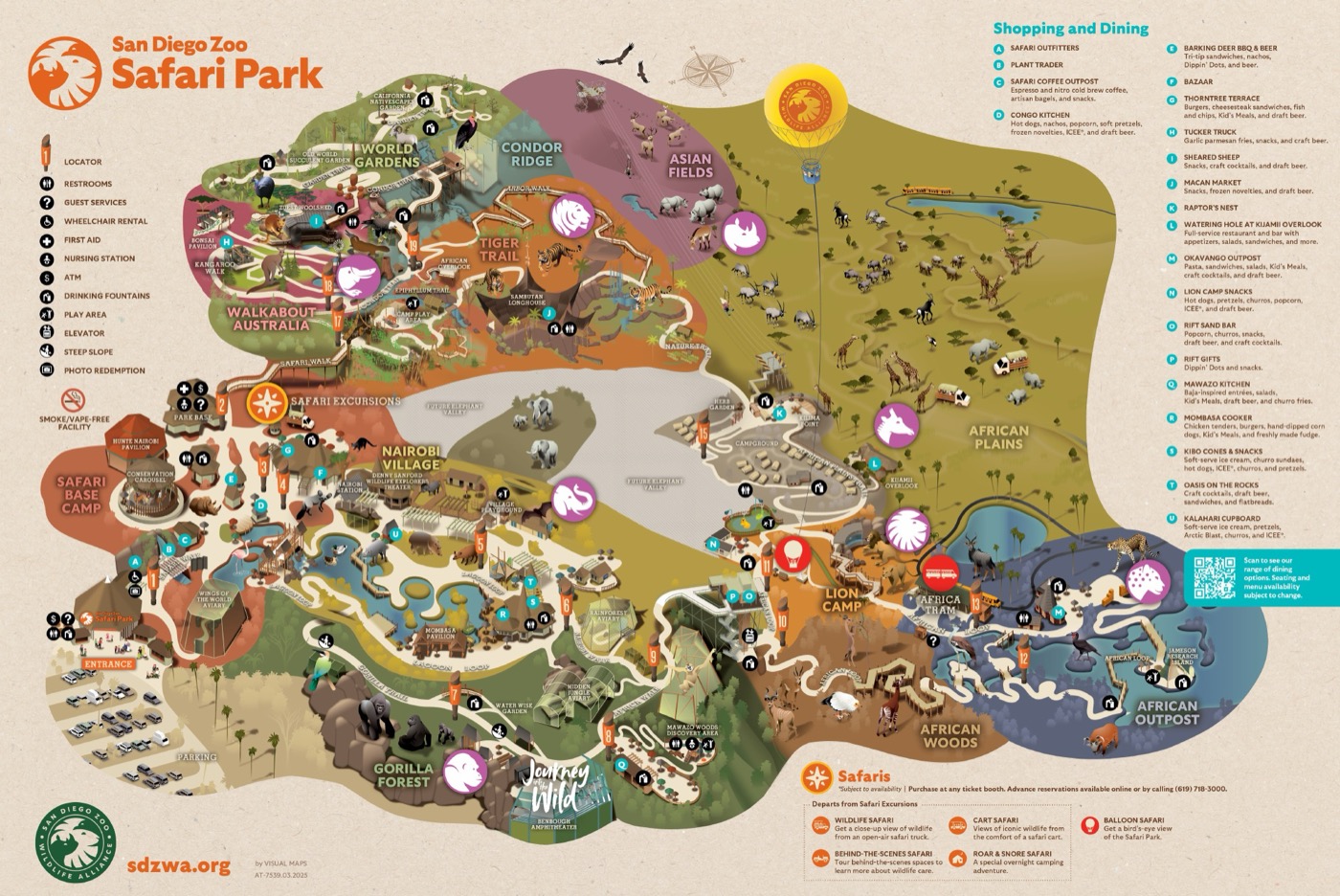 Visitor map preview