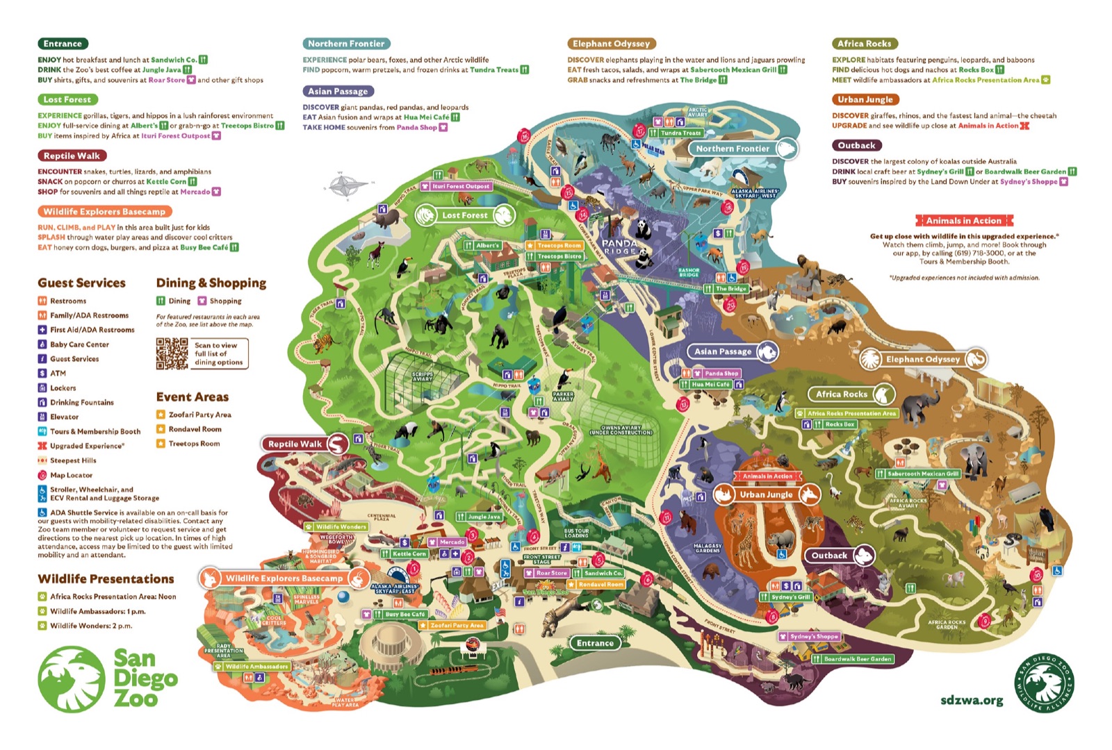 Visitor map preview