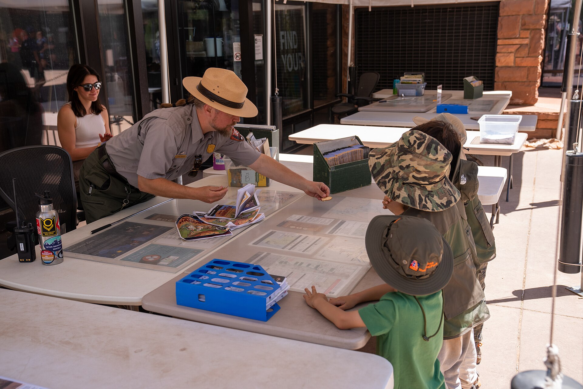 Yellowstone Junior Ranger desk — shortlist photo